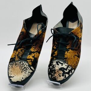 Derek Lam 10 Crosby Jo Calf Hair Sneakers Size 10M